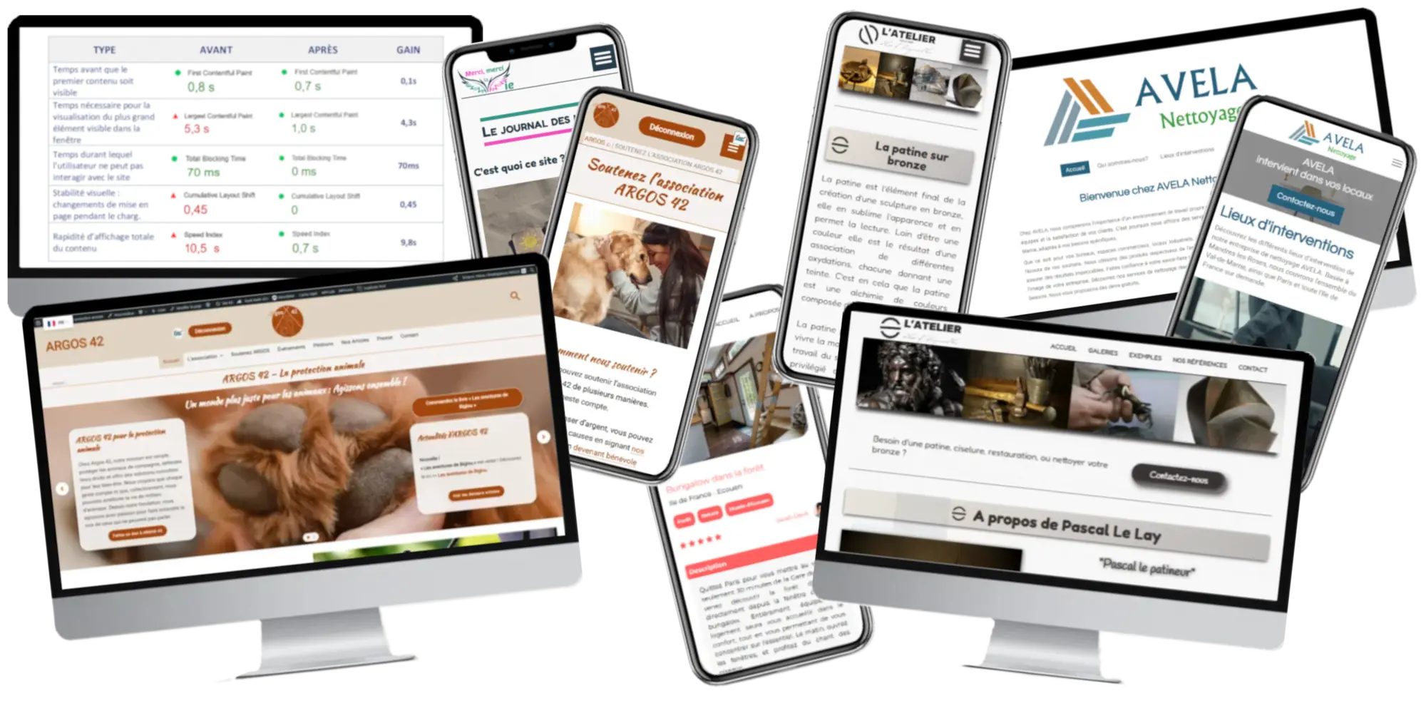 sites créés par Éve